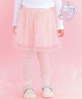 【ベベ オンライン ストア/BEBE ONLINE STORE / KIDS】の【スラプリ】立体お花ラメチュールフレアスカパン(80~120cm) 人気、トレンドファッション・服の通販 founy(ファニー) ファッション Fashion キッズファッション Fashion for Kids 春 Spring コレクション Collection, Seasonal Line チュニック Tunic, Long Top チュール Tulip, Tulip Motif バランス Balance, Style Balance フレア Flare, Flared フレンチ French, French Style モチーフ Motif, Design Theme S/S・春夏 SS, Spring/Summer, Warm Season おすすめ Recommended / Our Picks 夏 Summer エレガント 上品 Elegant 2026年 2026 |ID:prp329100004888097
