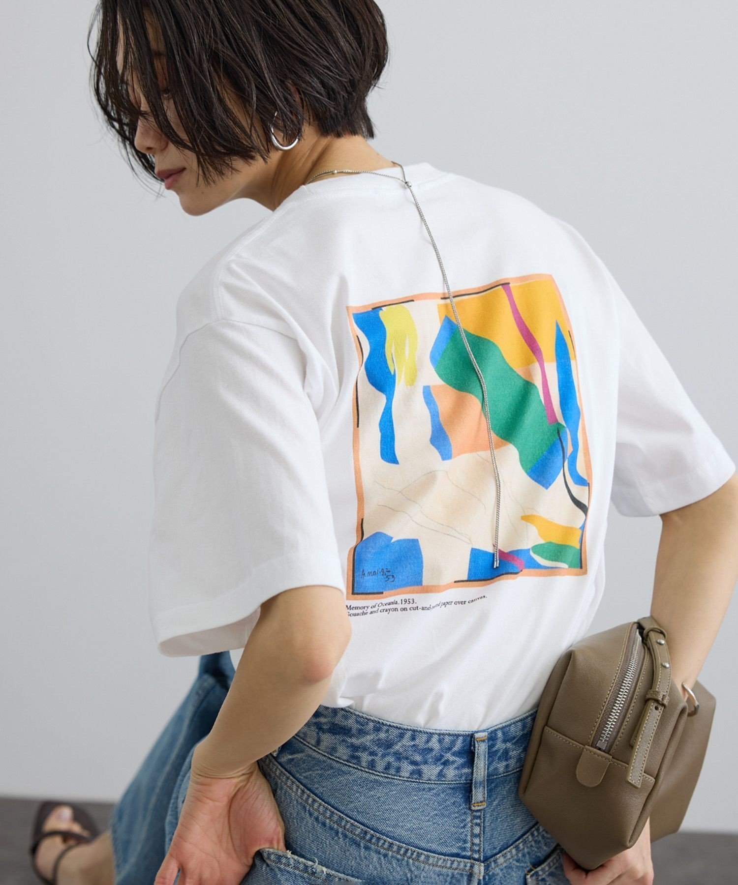【サロン アダム エ ロペ/SALON adam et rope'】の【WEB限定】マティスアートTシャツ 人気、トレンドファッション・服の通販 founy(ファニー) ファッション Fashion レディースファッション Fashion for Women トップス・カットソー Cut & Sew Tops シャツ・ブラウス・オフィスカジュアル Elegant Blouses & Button-Ups ロングTシャツ・Tシャツ Longline T-Shirts & Tees インナー Innerwear ヴィンテージ Vintage Style 春 Spring 吸水 Absorbent, Quick-Dry シンプル Simple, Minimal ジャケット Jacket, Outerwear スラックス Slacks, Dress Pants デニム Denim, Jeans Material フランス France, French プリント Print, Printed Pattern S/S・春夏 SS, Spring/Summer, Warm Season おすすめ Recommended / Our Picks 夏 Summer 2025年 2025 2025春夏・S/S Spring/Summer 2025 SS25 other-1|ID: prp329100004888108 ipo3291000000036503266