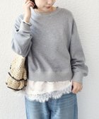 【シップス フォー ウィメン/SHIPS】のSHIPS Colors 手洗い可能 レース レイヤード 裏毛 トップス 人気、トレンドファッション・服の通販 founy(ファニー) ファッション Fashion レディースファッション Fashion for Women トップス・カットソー Cut & Sew Tops 春 Spring スラックス Slacks, Dress Pants タイトスカート Pencil Skirt, Tight Skirt デニム Denim, Jeans Material トレンド Trend, Trending Now ベーシック Basic, Essential メンズ Men's, Menswear ランジェリー Lingerie, Intimate Wear レース Lace, Lace Fabric アウトレット Outlet / Clearance ビジネス 仕事 通勤 Business / Work / Commuting 2026年 2026 thumbnail グレー|ID: prp329100004888111 ipo3291000000036503290