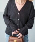 【スピック&スパン/Spick & Span】の《追加》レーヨンペーパーヤーンVネックカーディガン 人気、トレンドファッション・服の通販 founy(ファニー) ファッション Fashion レディースファッション Fashion for Women トップス・カットソー Cut & Sew Tops カーディガン・羽織り Layered Style Cardigans Vネックトップス V-Neck Tops / V-Cut Neckline Shirts カーディガン Cardigan, Knitwear シンプル Simple, Minimal ブライト Bright, Shiny ミドル Middle Length, Mid Height エレガント 上品 Elegant thumbnail ブラック|ID: prp329100004888117 ipo3291000000036503366
