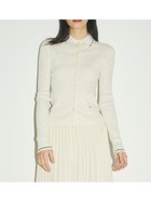 【ミラオーウェン/Mila Owen】のポロ衿リブニットカーディガン 人気、トレンドファッション・服の通販 founy(ファニー) ファッション Fashion レディースファッション Fashion for Women トップス・カットソー Cut & Sew Tops ニット Knit Tops & Sweaters カーディガン・羽織り Layered Style Cardigans カーディガン Cardigan, Knitwear シアー Sheer, See-Through スタイリッシュ Stylish, Fashionable スマート Smart, Elegant フロント Front, Front Design おすすめ Recommended / Our Picks thumbnail IVR[003]|ID: prp329100004888127 ipo3291000000036503443