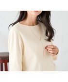 【アー ヴェー ヴェー/a.v.v】の【洗える】ボートネック美ラクるパフスリーブニット アイボリー|ID: prp329100004888133 ipo3291000000036503531