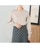 【アー ヴェー ヴェー/a.v.v】の【洗える】ボートネック美ラクるパフスリーブニット グレージュ|ID: prp329100004888133 ipo3291000000036503533