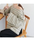 【ディスコート/Discoat】の2WAYワンショルボーダープルオーバー《WEB限定カラーあり》 人気、トレンドファッション・服の通販 founy(ファニー) ファッション Fashion レディースファッション Fashion for Women トップス・カットソー Cut & Sew Tops カジュアルプルオーバー・ニットトップス Pullovers & Knit Tops / Casual Pullovers おすすめ Recommended / Our Picks シンプル Simple, Minimal ボーダー Border, Stripe ワイド Wide, Wide Fit ワンショル One Shoulder, Asymmetrical thumbnail ベージュ|ID: prp329100004888151 ipo3291000000036503748