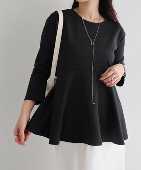 【アンドミー/andme】のきれいめ ポンチ 長袖 ペプラム フレア トップス 人気、トレンドファッション・服の通販 founy(ファニー) ファッション Fashion レディースファッション Fashion for Women トップス・カットソー Cut & Sew Tops カットソー Cut and Sewn Top 切替 Switching, Contrast Panel ショルダー Shoulder, Shoulder Strap ドロップ Drop Shoulder, Dropped Style 定番 Standard, Basic Item 人気 Popular, Best Seller 長袖 Long Sleeve, Full Sleeve バランス Balance, Style Balance フレア Flare, Flared ベーシック Basic, Essential ペプラム Peplum, Flared Hem 楽ちん Easy Fit, Comfortable おすすめ Recommended / Our Picks エレガント 上品 Elegant |ID:prp329100004888163