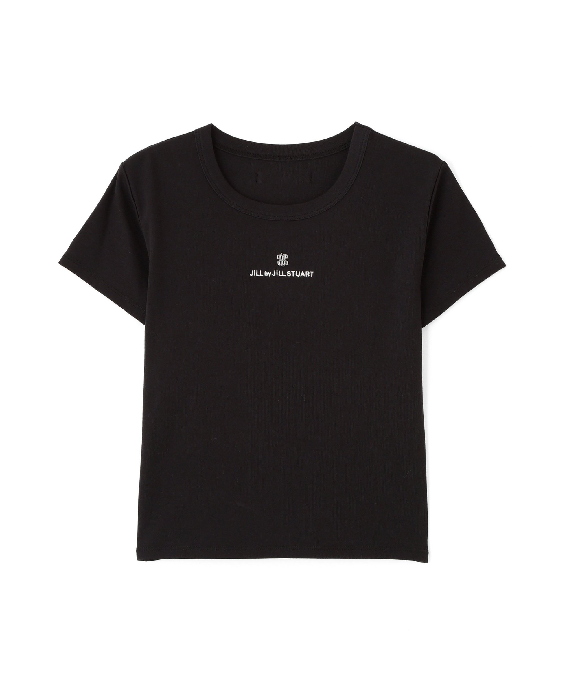 【ジルバイジルスチュアート/JILL by JILLSTUART】のコンパクトワンポイントロゴTシャツ インテリア・キッズ・メンズ・レディースファッション・服の通販 founy(ファニー) 　ファッション　Fashion　レディースファッション　Fashion for Women　トップス・カットソー　Cut & Sew Tops　シャツ・ブラウス・オフィスカジュアル　Elegant Blouses & Button-Ups　ロングTシャツ・Tシャツ　Longline T-Shirts & Tees　インナー　Innerwear　コンパクト　Compact, Small Size　シンプル　Simple, Minimal　スマート　Smart, Elegant　バランス　Balance, Style Balance　フィット　Fit, Slim Fit　ワンポイント　One Point, Statement Accent　ブラック|ID: prp329100004888176 ipo3291000000036503940