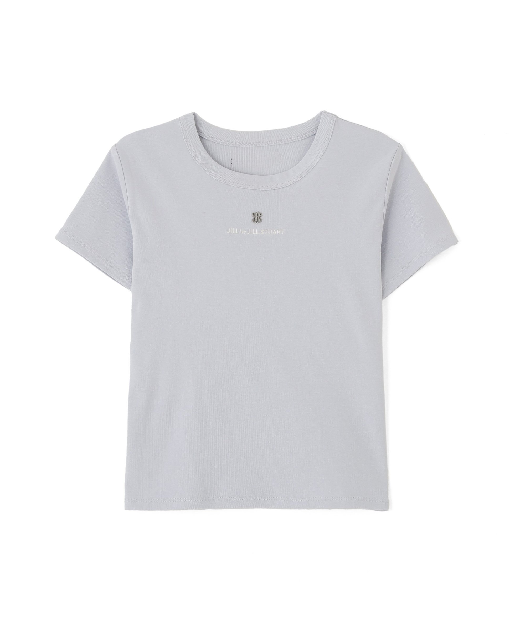 【ジルバイジルスチュアート/JILL by JILLSTUART】のコンパクトワンポイントロゴTシャツ インテリア・キッズ・メンズ・レディースファッション・服の通販 founy(ファニー) 　ファッション　Fashion　レディースファッション　Fashion for Women　トップス・カットソー　Cut & Sew Tops　シャツ・ブラウス・オフィスカジュアル　Elegant Blouses & Button-Ups　ロングTシャツ・Tシャツ　Longline T-Shirts & Tees　インナー　Innerwear　コンパクト　Compact, Small Size　シンプル　Simple, Minimal　スマート　Smart, Elegant　バランス　Balance, Style Balance　フィット　Fit, Slim Fit　ワンポイント　One Point, Statement Accent　ブルー|ID: prp329100004888176 ipo3291000000036503946