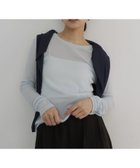 【ヘラム/hellam】のシアーヘンリーレイヤードトップス 人気、トレンドファッション・服の通販 founy(ファニー) ファッション Fashion レディースファッション Fashion for Women トップス・カットソー Cut & Sew Tops thumbnail ネイビー|ID: prp329100004888202 ipo3291000000036504148