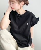 【モーメントプラス/moment+ / MEN】のU.S.POLO ASSNワンポイント刺繍ショルダーフリルTシャツ 人気、トレンドファッション・服の通販 founy(ファニー) ファッション Fashion メンズファッション Fashion for Men インナー Innerwear 厚底 Platform Shoes ガーリー Girly, Feminine Style コンパクト Compact, Small Size ショルダー Shoulder, Shoulder Strap シンプル Simple, Minimal スニーカー Sneakers, Trainers スリーブ Sleeve, Long Sleeve / Short Sleeve デニム Denim, Jeans Material トレンド Trend, Trending Now バランス Balance, Style Balance ビスチェ Bustier, Corset Top フリル Frill, Ruffle フレンチ French, French Style ベーシック Basic, Essential ボトム Bottoms, Lower Wear 半袖 Short Sleeve, Half Sleeve ワンポイント One Point, Statement Accent 再入荷 Restock / Back in Stock プチプライス・低価格 Affordable / Budget Price thumbnail ブラック|ID: prp329100004888227 ipo3291000000036504341