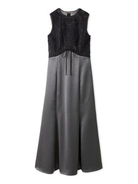 【リリーブラウン/Lily Brown】のエンブロイダリーヴィンテージサテンドレス 人気、トレンドファッション・服の通販 founy(ファニー) ファッション Fashion レディースファッション Fashion for Women ワンピース Dresses フォーマル・パーティードレス・結婚式用ドレス Elegant & Casual Dresses サテン Satin, Glossy Fabric スマート Smart, Elegant ドレス Dress, One-Piece フォーマル Formal, Dressy フレア Flare, Flared リボン Ribbon, Bow レース Lace, Lace Fabric ロング Long, Long-Length エレガント 上品 Elegant |ID:prp329100004888260