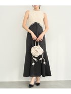 【リリーブラウン/Lily Brown】のエンブロイダリーヴィンテージサテンドレス 人気、トレンドファッション・服の通販 founy(ファニー) ファッション Fashion レディースファッション Fashion for Women ワンピース Dresses フォーマル・パーティードレス・結婚式用ドレス Elegant & Casual Dresses サテン Satin, Glossy Fabric スマート Smart, Elegant ドレス Dress, One-Piece フォーマル Formal, Dressy フレア Flare, Flared リボン Ribbon, Bow レース Lace, Lace Fabric ロング Long, Long-Length エレガント 上品 Elegant thumbnail BLK[009]|ID: prp329100004888260 ipo3291000000036504582