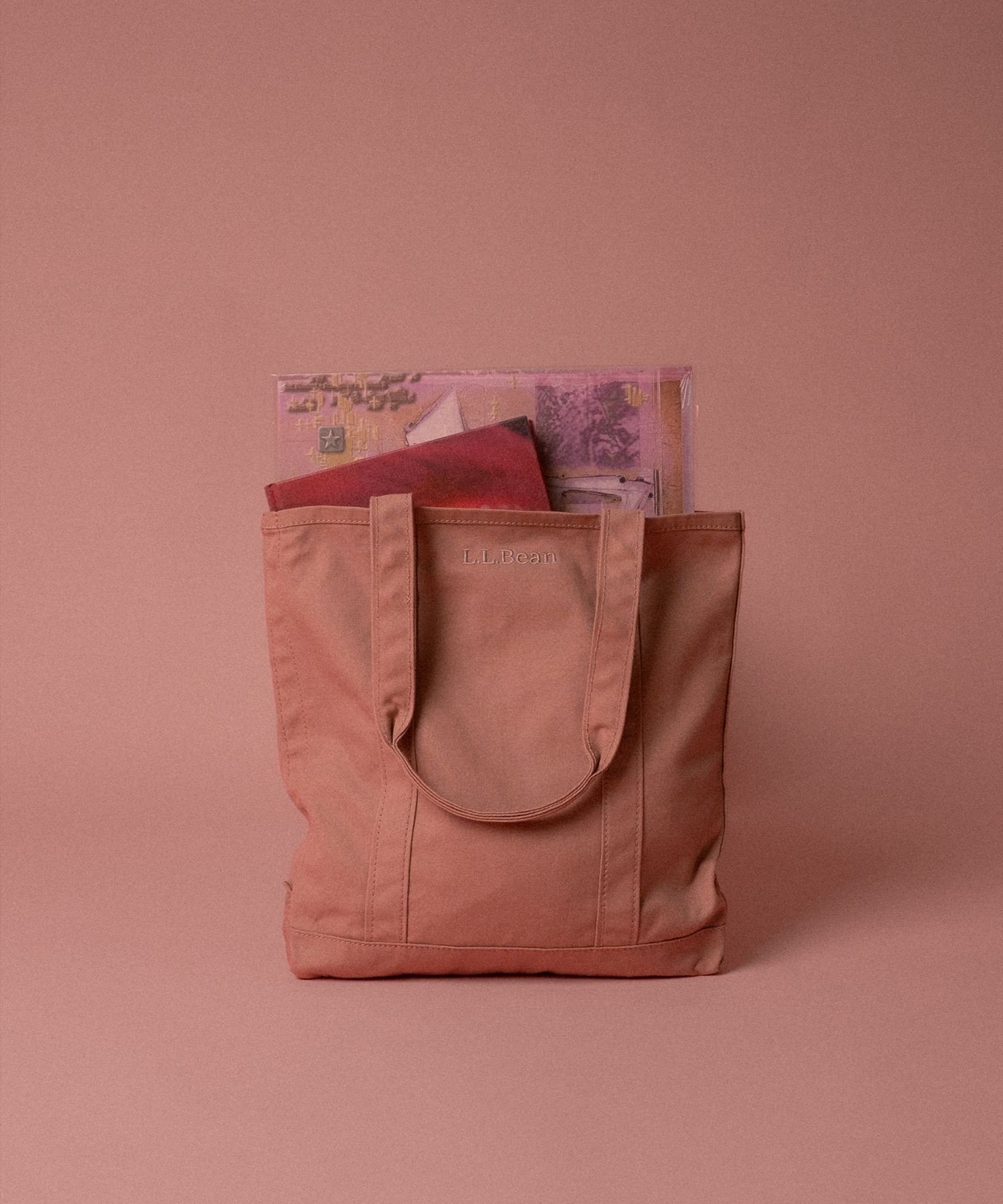 【ボンジュールレコード/bonjour records】のL.L.Bean/エル・エル・ビーン record tote bag for bonjor records exclusive インテリア・キッズ・メンズ・レディースファッション・服の通販 founy(ファニー) 　ファッション　Fashion　レディースファッション　Fashion for Women　バッグ　Bags　アウトドア　Outdoor Clothing　インナー　Innerwear　コンパクト　Compact, Small Size　バランス　Balance, Style Balance　ポケット　Pocket, Pocket Detail　別注　Limited Edition, Custom Order　定番　Standard, Basic Item　ローズピンク(64)|ID: prp329100004888310 ipo3291000000036504970