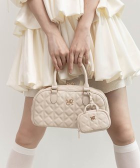 【ランダ/RANDA】の2WAY ミニバッグチャームショルダーバッグ 人気、トレンドファッション・服の通販 founy(ファニー) ファッション Fashion レディースファッション Fashion for Women バッグ Bags キルティング Quilted, Quilting ショルダー Shoulder, Shoulder Strap ハンカチ Handkerchief, Hanky フォルム Silhouette, Form ボストンバッグ Boston Bag, Retro Bag ポケット Pocket, Pocket Detail リップ Lip, Lip Motif 財布 Wallet, Purse |ID:prp329100004888328