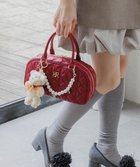 【ランダ/RANDA】の2WAY ミニバッグチャームショルダーバッグ 人気、トレンドファッション・服の通販 founy(ファニー) ファッション Fashion レディースファッション Fashion for Women バッグ Bags キルティング Quilted, Quilting ショルダー Shoulder, Shoulder Strap ハンカチ Handkerchief, Hanky フォルム Silhouette, Form ボストンバッグ Boston Bag, Retro Bag ポケット Pocket, Pocket Detail リップ Lip, Lip Motif 財布 Wallet, Purse thumbnail RED|ID: prp329100004888328 ipo3291000000036505074