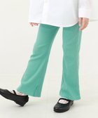 【デビロック/devirock / KIDS】のすらっと脚長 リブフレアパンツ 子供服 キッズ 女の子 ウエストゴム 26SS 人気、トレンドファッション・服の通販 founy(ファニー) ファッション Fashion キッズファッション Fashion for Kids ボトムス Bottoms 春 Spring 秋 Autumn カットソー Cut and Sewn Top スウェット / スエット Sweatshirt, Sweatwear チュニック Tunic, Long Top トレンド Trend, Trending Now 冬 Winter / This Winter おすすめ Recommended / Our Picks 2026年 2026 thumbnail エメラルド|ID: prp329100004889046 ipo3291000000036520764