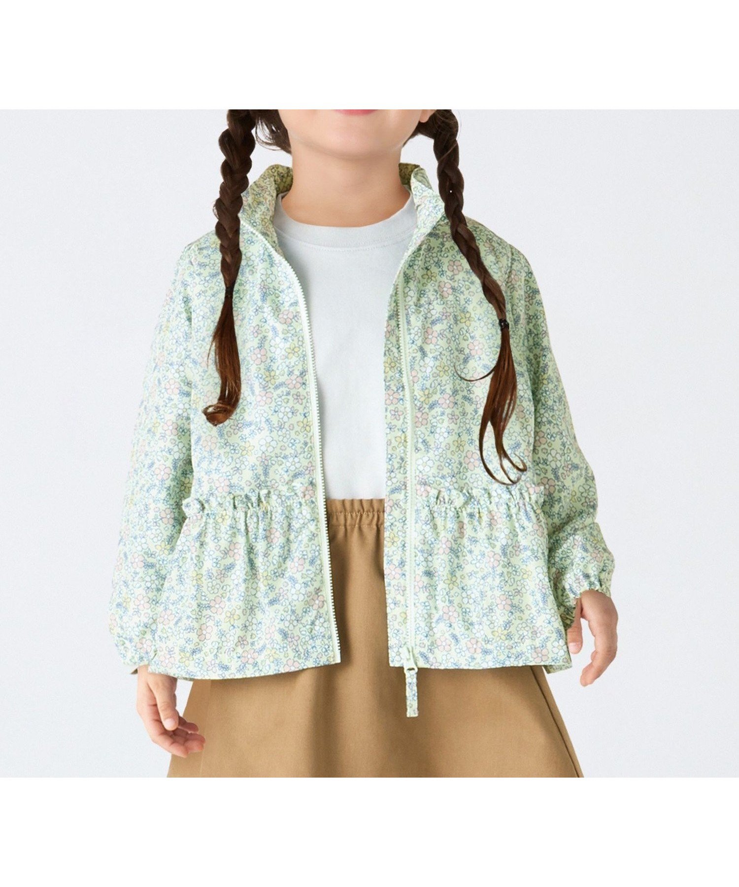 【シップス/SHIPS / KIDS】のSHIPS Colors 80~130cm /フラワープリント ジップフード ブルゾン インテリア・キッズ・メンズ・レディースファッション・服の通販 founy(ファニー) 　ファッション　Fashion　キッズファッション　Fashion for Kids　ギャザー　Gathered, Ruffled　コンパクト　Compact, Small Size　今季　This Season, Current Season　フラワー　Flower, Floral　ブルゾン　Blouson, Bomber Jacket　プリント　Print, Printed Pattern　メンズ　Men's, Menswear　ラベンダー　Lavender　ループ　Loop, Loop Knit　アウトレット　Outlet / Clearance　ビジネス 仕事 通勤　Business / Work / Commuting　ライトグリーン|ID: prp329100004889052 ipo3291000000036520852