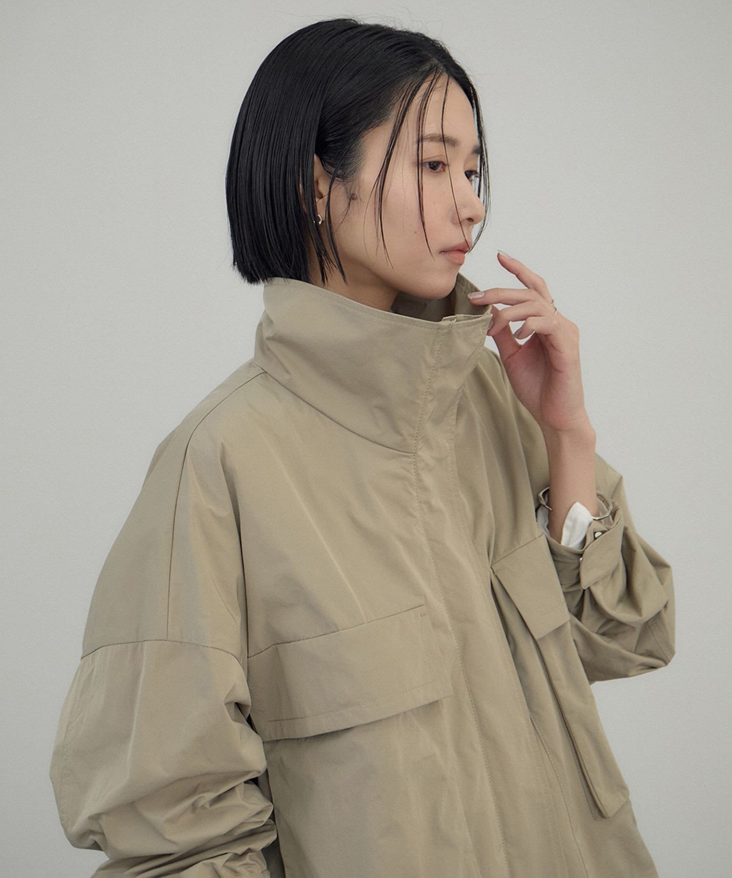 【サロン アダム エ ロペ/SALON adam et rope'】のリモンタナイロン / スタンドカラーブルゾン インテリア・キッズ・メンズ・レディースファッション・服の通販 founy(ファニー) ファッション Fashion レディースファッション Fashion for Women アウター Coat / Outerwear Collection ブルゾンジャケット・スポーティアウター Blouson Jackets イタリア Italy 春 Spring 軽量 Lightweight, Ultra Light スタンド Stand Collar, Upright Stand ダブル Double, Double-Breasted ドット Polka Dot, Dot Pattern バランス Balance, Style Balance ビッグ Big, Oversized フラット Flat, Flat Shoes ブルゾン Blouson, Bomber Jacket ボトム Bottoms, Lower Wear ポケット Pocket, Pocket Detail おすすめ Recommended / Our Picks エレガント 上品 Elegant ベージュ(27)|ID: prp329100004889057 ipo3291000000036521003