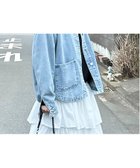 【ノッチ/notch】の【sweet web掲載】デニムシャツジャケット ライトブルー|ID: prp329100004889060 ipo3291000000036521062