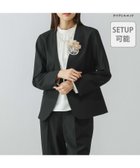 【グローバルワーク/GLOBAL WORK】のウツクシルエットノーカラージャケット/133613 人気、トレンドファッション・服の通販 founy(ファニー) ファッション Fashion レディースファッション Fashion for Women アウター Coat / Outerwear Collection レディースジャケット・軽アウター Jackets ノーカラージャケット / シンプル上品コーデ Collarless Jackets ジャケット Jacket, Outerwear ダブル Double, Double-Breasted フレア Flare, Flared ワイド Wide, Wide Fit thumbnail ブラック09|ID: prp329100004889062 ipo3291000000036521100