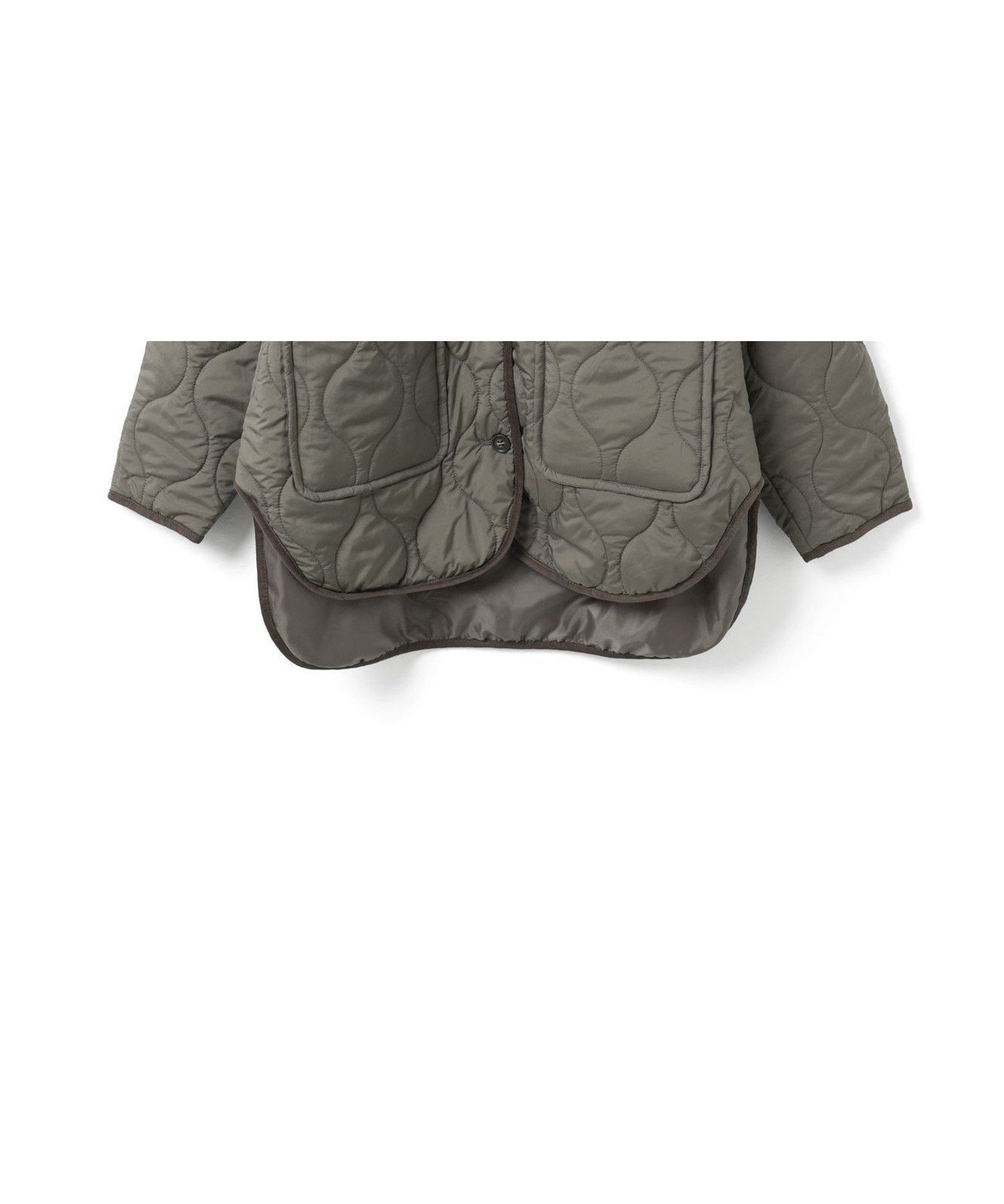 【マーコート/MARcourt】のMidiUmi キルティングコクーンスリーブジャケット インテリア・キッズ・メンズ・レディースファッション・服の通販 founy(ファニー) 　ファッション　Fashion　レディースファッション　Fashion for Women　アウター　Coat / Outerwear Collection　レディースジャケット・軽アウター　Jackets　おすすめ　Recommended / Our Picks　キルティング　Quilted, Quilting　コクーン　Cocoon, Cocoon Silhouette　パターン　Pattern, Design Print　フロント　Front, Front Design　ポケット　Pocket, Pocket Detail　ミドル　Middle Length, Mid Height　冬　Winter / This Winter　定番　Standard, Basic Item　ビジネス 仕事 通勤　Business / Work / Commuting　長袖　Long Sleeve, Full Sleeve　チャコールグレー|ID: prp329100004889063 ipo3291000000036521128