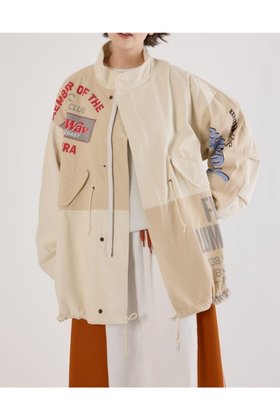 【ロデオクラウンズワイドボウル/RODEO CROWNS WIDE BOWL】の【UNISEX】カスタムリメイクモッズコート 人気、トレンドファッション・服の通販 founy(ファニー) ファッション Fashion レディースファッション Fashion for Women アウター Coat / Outerwear Collection コート・ロングコート・ピーコート Long Coats, Peacoats & More モッズコート・ミリタリー風アウター Mods & Field Coats ユニセックス Unisex, Genderless インナー Innerwear シンプル Simple, Minimal デニム Denim, Jeans Material パッチワーク Patchwork, Mixed Fabric プリント Print, Printed Pattern ボトム Bottoms, Lower Wear モッズコート Mods Coat, Military Parka ラバー Rubber, Rubber Sole リメイク Remake, Reconstructed ヴィンテージ Vintage Style |ID:prp329100004889065