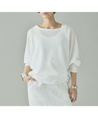 【カレンソロジー/Curensology】のシアードルマンプルオーバー 人気、トレンドファッション・服の通販 founy(ファニー) ファッション Fashion レディースファッション Fashion for Women トップス・カットソー Cut & Sew Tops カジュアルプルオーバー・ニットトップス Pullovers & Knit Tops / Casual Pullovers アクセサリー Fashion Accessories エレガント 上品 Elegant シアー Sheer, See-Through スリット Slit, Slit Detail ロング Long, Long-Length 夏 Summer thumbnail ホワイト|ID: prp329100004889067 ipo3291000000036521194