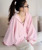 【チャオパニックティピー/CIAOPANIC TYPY】の【ゆるっと抜け感大人フーディー】ピグメントダンボールパーカー 人気、トレンドファッション・服の通販 founy(ファニー) ファッション Fashion レディースファッション Fashion for Women トップス・カットソー Cut & Sew Tops レディースパーカー・カジュアルフーディー Casual Hoodies & Sweatshirts シンプル Simple, Minimal スウェット / スエット Sweatshirt, Sweatwear ストレート Straight, Straight Cut トレンド Trend, Trending Now バランス Balance, Style Balance パーカー Hoodie, Parka 無地 Plain, Solid Color ルーズ Loose, Oversized ワイド Wide, Wide Fit おすすめ Recommended / Our Picks thumbnail ピンク|ID: prp329100004889068 ipo3291000000036521212