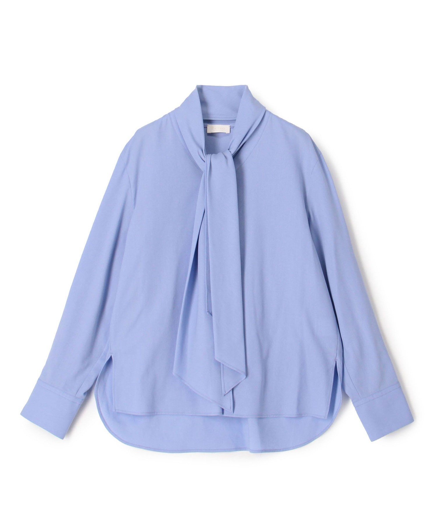 【トゥモローランド/TOMORROWLAND】のジュエルコットン ワイドボウタイブラウス インテリア・キッズ・メンズ・レディースファッション・服の通販 founy(ファニー) 　ファッション　Fashion　レディースファッション　Fashion for Women　トップス・カットソー　Cut & Sew Tops　シャツ・ブラウス・オフィスカジュアル　Elegant Blouses & Button-Ups　おすすめ　Recommended / Our Picks　インナー　Innerwear　ジャケット　Jacket, Outerwear　ジュエル　Jewel, Gemstone　エレガント 上品　Elegant　63 ライトブルー|ID: prp329100004889069 ipo3291000000036521235