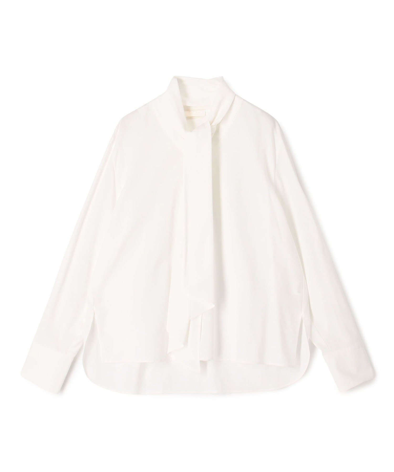 【トゥモローランド/TOMORROWLAND】のジュエルコットン ワイドボウタイブラウス インテリア・キッズ・メンズ・レディースファッション・服の通販 founy(ファニー) 　ファッション　Fashion　レディースファッション　Fashion for Women　トップス・カットソー　Cut & Sew Tops　シャツ・ブラウス・オフィスカジュアル　Elegant Blouses & Button-Ups　おすすめ　Recommended / Our Picks　インナー　Innerwear　ジャケット　Jacket, Outerwear　ジュエル　Jewel, Gemstone　エレガント 上品　Elegant　11 ホワイト|ID: prp329100004889069 ipo3291000000036521238