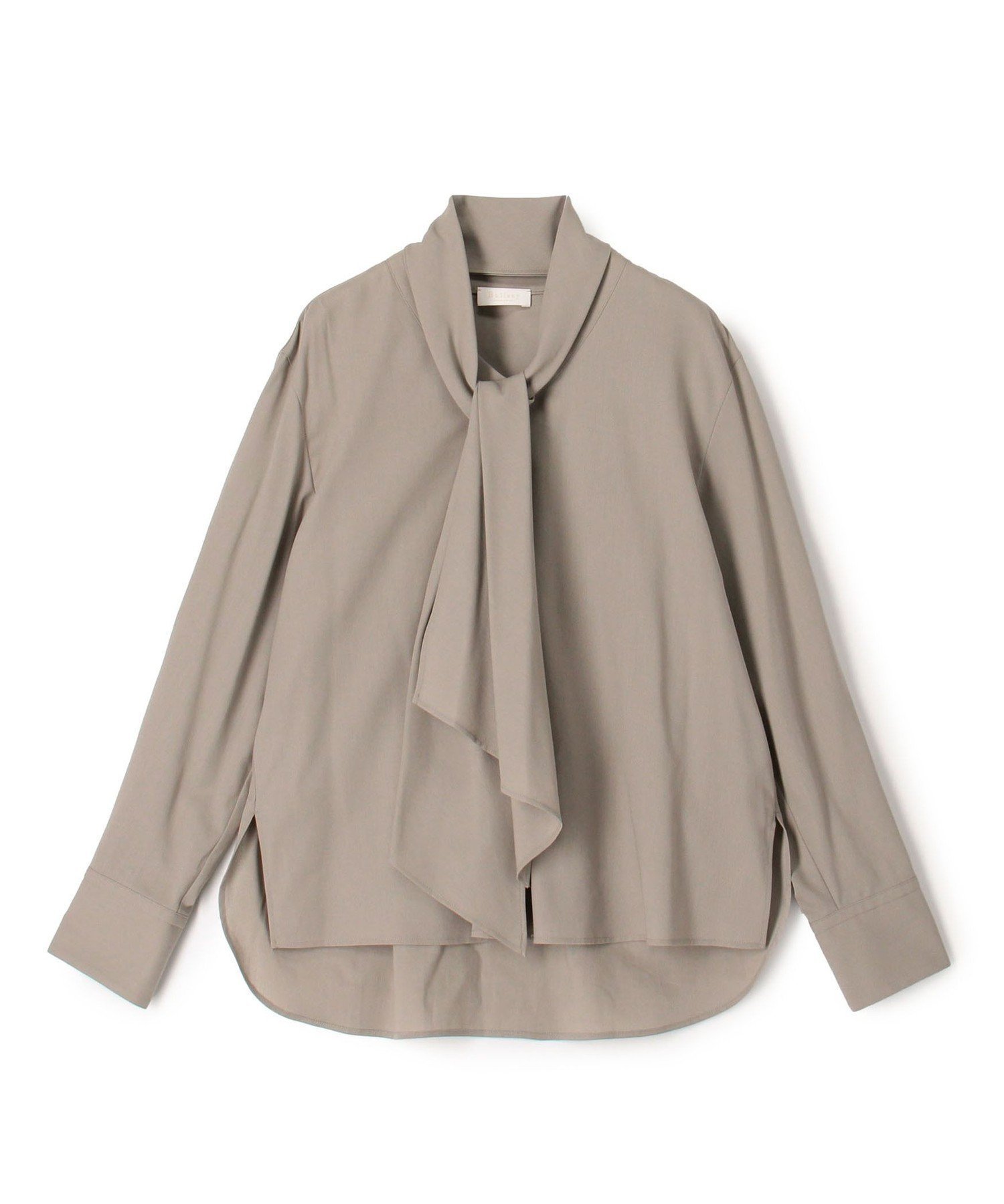 【トゥモローランド/TOMORROWLAND】のジュエルコットン ワイドボウタイブラウス インテリア・キッズ・メンズ・レディースファッション・服の通販 founy(ファニー) 　ファッション　Fashion　レディースファッション　Fashion for Women　トップス・カットソー　Cut & Sew Tops　シャツ・ブラウス・オフィスカジュアル　Elegant Blouses & Button-Ups　おすすめ　Recommended / Our Picks　インナー　Innerwear　ジャケット　Jacket, Outerwear　ジュエル　Jewel, Gemstone　エレガント 上品　Elegant　53 カーキ|ID: prp329100004889069 ipo3291000000036521240