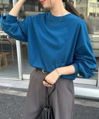 【アンドミー/andme】の無地 ボーダー コットン ボリューム袖 Tシャツ 人気、トレンドファッション・服の通販 founy(ファニー) ファッション Fashion レディースファッション Fashion for Women トップス・カットソー Cut & Sew Tops シャツ・ブラウス・オフィスカジュアル Elegant Blouses & Button-Ups ロングTシャツ・Tシャツ Longline T-Shirts & Tees ショルダー Shoulder, Shoulder Strap トレンド Trend, Trending Now ドロップ Drop Shoulder, Dropped Style 人気 Popular, Best Seller バランス Balance, Style Balance ベーシック Basic, Essential ボーダー Border, Stripe 無地 Plain, Solid Color おすすめ Recommended / Our Picks thumbnail インクブルー|ID: prp329100004889073 ipo3291000000036521339