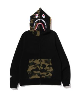 【ア ベイシング エイプ/A BATHING APE】のSHARK FULL ZIP HOODIE 人気、トレンドファッション・服の通販 founy(ファニー) ファッション Fashion レディースファッション Fashion for Women グラフィック Graphic, Graphic Design モチーフ Motif, Design Theme |ID:prp329100004889077