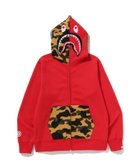 【ア ベイシング エイプ/A BATHING APE】のSHARK FULL ZIP HOODIE 人気、トレンドファッション・服の通販 founy(ファニー) ファッション Fashion レディースファッション Fashion for Women グラフィック Graphic, Graphic Design モチーフ Motif, Design Theme thumbnail RED|ID: prp329100004889077 ipo3291000000036521433