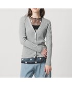 【ユナイテッドアローズ/UNITED ARROWS】のシルクリブ Vネック カーディガン 人気、トレンドファッション・服の通販 founy(ファニー) ファッション Fashion レディースファッション Fashion for Women トップス・カットソー Cut & Sew Tops カーディガン・羽織り Layered Style Cardigans Vネックトップス V-Neck Tops / V-Cut Neckline Shirts インナー Innerwear カーディガン Cardigan, Knitwear シルク Silk, 100% Silk タートルネック Turtleneck, High Neck フィット Fit, Slim Fit ロング Long, Long-Length thumbnail LT.GRAY|ID: prp329100004889079 ipo3291000000036521499