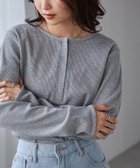 【ラナン/Ranan】のRanan/ヘンリーネックワッフルロンT 人気、トレンドファッション・服の通販 founy(ファニー) ファッション Fashion レディースファッション Fashion for Women トップス・カットソー Cut & Sew Tops ロングTシャツ・Tシャツ Longline T-Shirts & Tees カットソー Cut and Sewn Top シンプル Simple, Minimal スリーブ Sleeve, Long Sleeve / Short Sleeve タイトスカート Pencil Skirt, Tight Skirt トレンド Trend, Trending Now フィット Fit, Slim Fit フェミニン Feminine, Girly ベーシック Basic, Essential ボーダー Border, Stripe ポケット Pocket, Pocket Detail ロング Long, Long-Length 楽ちん Easy Fit, Comfortable ワッフル Waffle, Waffle Knit thumbnail GR|ID: prp329100004889080 ipo3291000000036521542