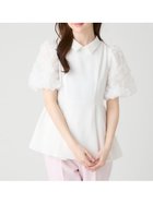 【セルフォード/CELFORD】の襟付きデザインスリーブブラウス 人気、トレンドファッション・服の通販 founy(ファニー) ファッション Fashion レディースファッション Fashion for Women トップス・カットソー Cut & Sew Tops シャツ・ブラウス・オフィスカジュアル Elegant Blouses & Button-Ups おすすめ Recommended / Our Picks ウェーブ Wavy Pattern シンプル Simple, Minimal スマート Smart, Elegant スリーブ Sleeve, Long Sleeve / Short Sleeve タイトスカート Pencil Skirt, Tight Skirt ダブル Double, Double-Breasted ペプラム Peplum, Flared Hem 春 Spring thumbnail WHT[001]|ID: prp329100004889090 ipo3291000000036521810