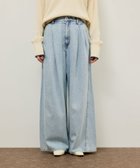【アダム エ ロペ/ADAM ET ROPE'】のイージータックワイドデニム 人気、トレンドファッション・服の通販 founy(ファニー) ファッション Fashion レディースファッション Fashion for Women ウォッシュ Washed Finish デニム Denim, Jeans Material バランス Balance, Style Balance フレア Flare, Flared ポケット Pocket, Pocket Detail リネン Linen, Linen Fabric リラックス Relax, Relaxed Fit ワイド Wide, Wide Fit おすすめ Recommended / Our Picks 2026年 2026 thumbnail サックス(48)|ID: prp329100004889098 ipo3291000000036521941
