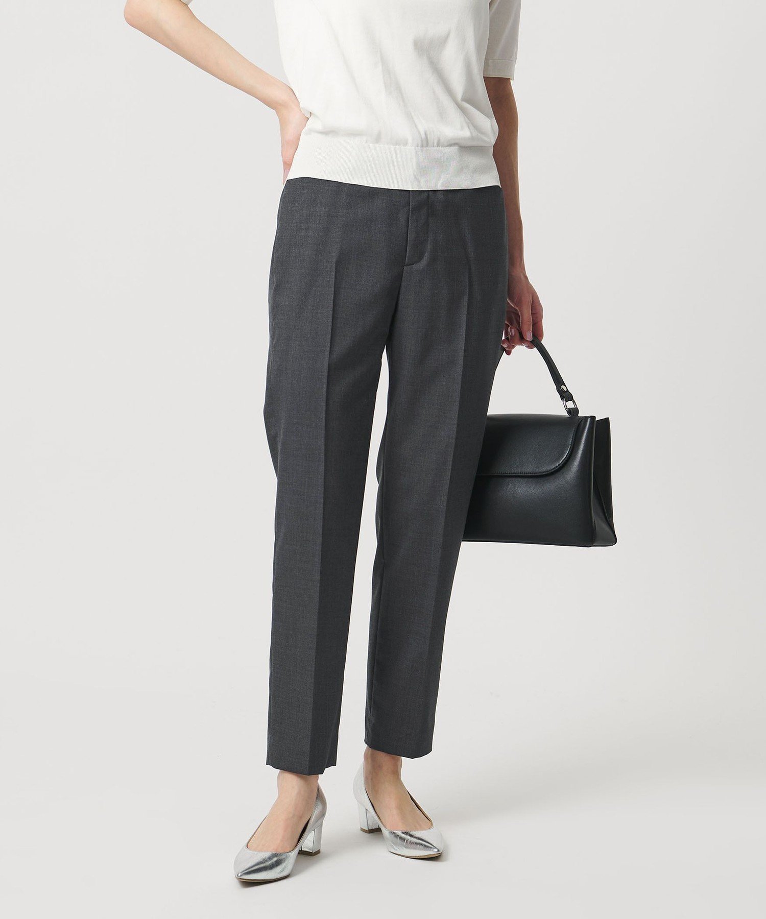 【ユナイテッドアローズ/UNITED ARROWS】のVitale Barberis Canonico スリム テーパードパンツ 26SS インテリア・キッズ・メンズ・レディースファッション・服の通販 founy(ファニー) ファッション Fashion レディースファッション Fashion for Women パンツ Pants & Trousers イタリア Italy ジャケット Jacket, Outerwear スリム Slim, Slim Fit セットアップ Set-Up, Coordinated Outfit おすすめ Recommended / Our Picks 夏 Summer エレガント 上品 Elegant 2026年 2026 DK.GRAY|ID: prp329100004889103 ipo3291000000036522065