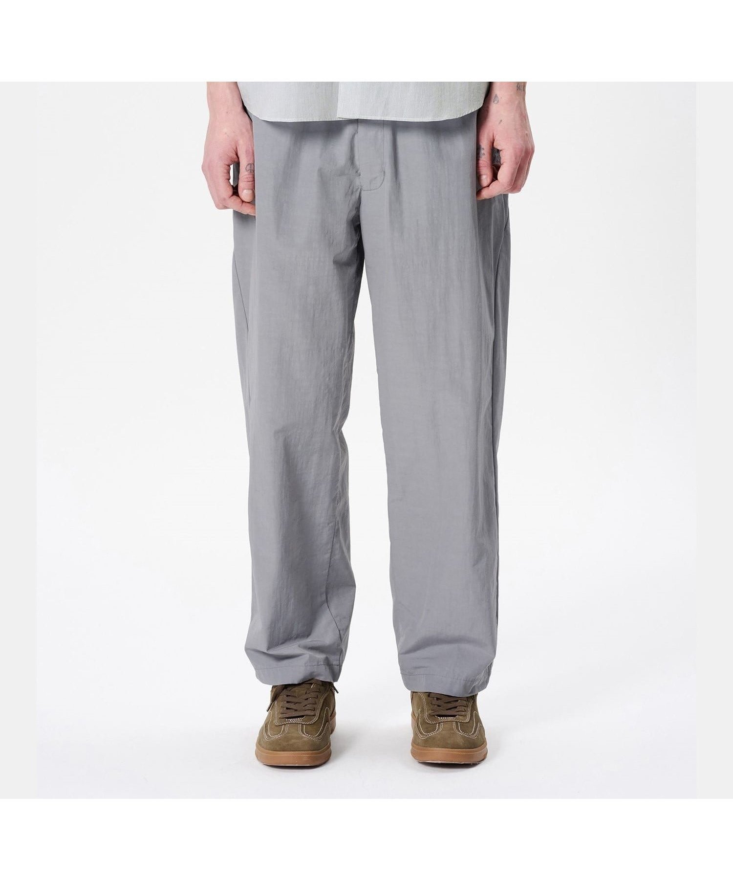 【ゴールドウィン/GOLDWIN】の【公式】リラックスストレートイージーパンツ(ユニセックス) インテリア・キッズ・メンズ・レディースファッション・服の通販 founy(ファニー) 　ファッション　Fashion　レディースファッション　Fashion for Women　パンツ　Pants & Trousers　シンプル　Simple, Minimal　ストレート　Straight, Straight Cut　ドローコード　Drawcord, Drawstring Cord　ハンカチ　Handkerchief, Hanky　ポケット　Pocket, Pocket Detail　リラックス　Relax, Relaxed Fit　ワイド　Wide, Wide Fit　スリートグレー|ID: prp329100004889105 ipo3291000000036522095