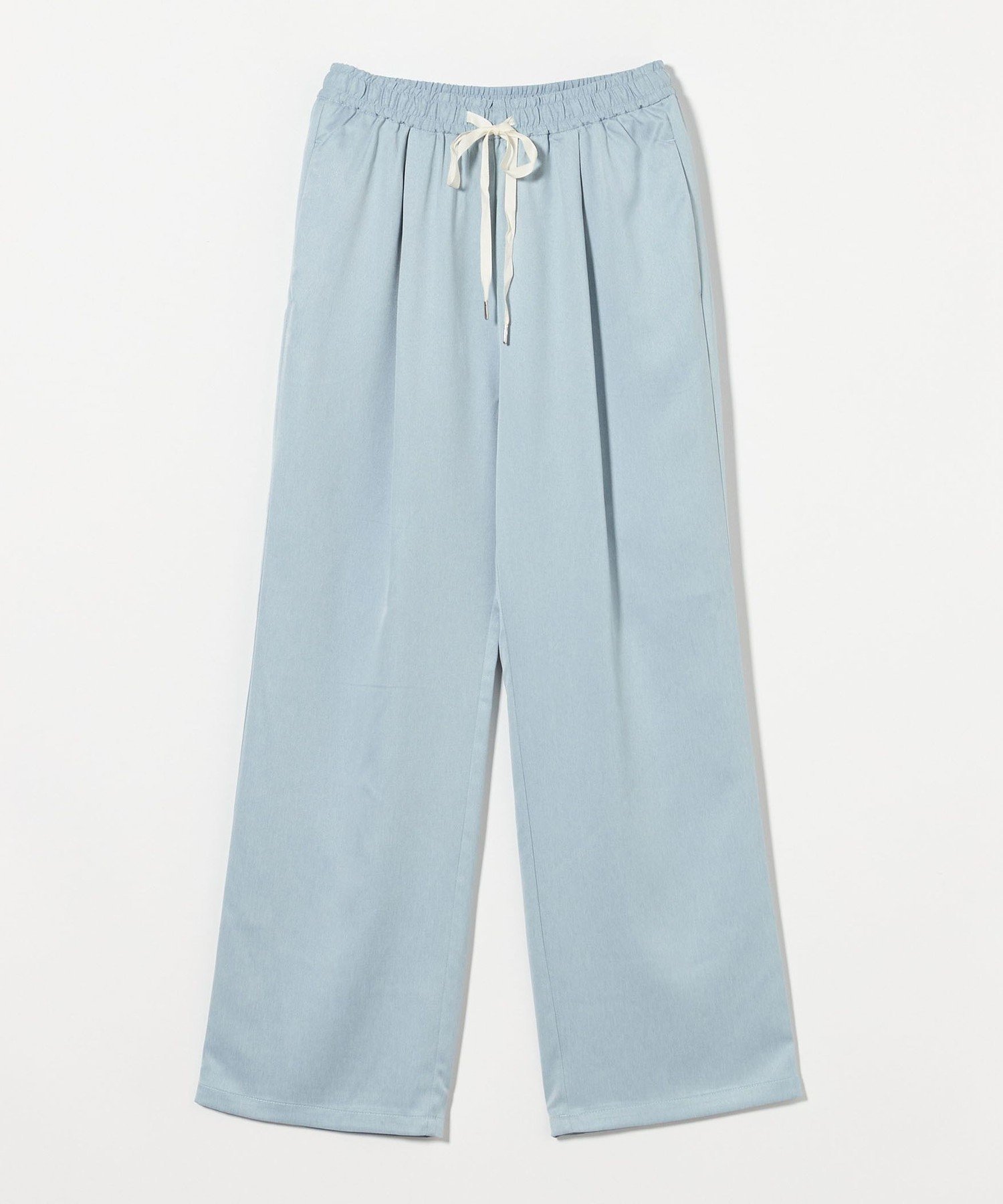 【ユナイテッドアローズ/UNITED ARROWS】のデニムライク イージーワイドパンツ A DAY IN THE LIFE インテリア・キッズ・メンズ・レディースファッション・服の通販 founy(ファニー) 　ファッション　Fashion　レディースファッション　Fashion for Women　パンツ　Pants & Trousers　洗える　Machine Washable　サマー　Summer, Summer Style　サンダル　Sandals, Summer Shoes　シャンブレー　Chambray, Denim-Like Fabric　デニム　Denim, Jeans Material　人気　Popular, Best Seller　ワイド　Wide, Wide Fit　アウトレット　Outlet / Clearance　夏　Summer　LT.BLUE|ID: prp329100004889110 ipo3291000000036522174