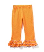 【エフオー オンラインストア/F.O.Online Store / KIDS】のWEB限定 ワッフルフリルレギンス 10分丈 人気、トレンドファッション・服の通販 founy(ファニー) ファッション Fashion キッズファッション Fashion for Kids プリント Print, Printed Pattern レギンス Leggings, Stretch Pants thumbnail オレンジ|ID: prp329100004889944 ipo3291000000036539971