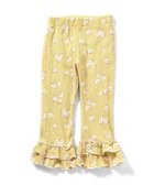【エフオー オンラインストア/F.O.Online Store / KIDS】のWEB限定 ワッフルフリルレギンス 10分丈 人気、トレンドファッション・服の通販 founy(ファニー) ファッション Fashion キッズファッション Fashion for Kids プリント Print, Printed Pattern レギンス Leggings, Stretch Pants thumbnail イエロー|ID: prp329100004889944 ipo3291000000036539976