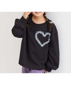 【デビロック/devirock / KIDS】のえらべるチュールモチーフ 長袖Tシャツ 子供服 キッズ 女の子 ロンT 26SS 人気、トレンドファッション・服の通販 founy(ファニー) ファッション Fashion キッズファッション Fashion for Kids チュール Tulip, Tulip Motif デニム Denim, Jeans Material 長袖 Long Sleeve, Full Sleeve ワイド Wide, Wide Fit おすすめ Recommended / Our Picks 2026年 2026 thumbnail 002-ハート-ブラック|ID: prp329100004890004 ipo3291000000036540186