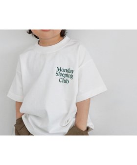 【ローリーズファーム/LOWRYS FARM / KIDS】の【KIDS】Monday Sleeping ClubロゴプリントT 人気、トレンドファッション・服の通販 founy(ファニー) ファッション Fashion キッズファッション Fashion for Kids コレクション Collection, Seasonal Line シンプル Simple, Minimal スペシャル Special, Limited Edition ドット Polka Dot, Dot Pattern プリント Print, Printed Pattern |ID:prp329100004890039