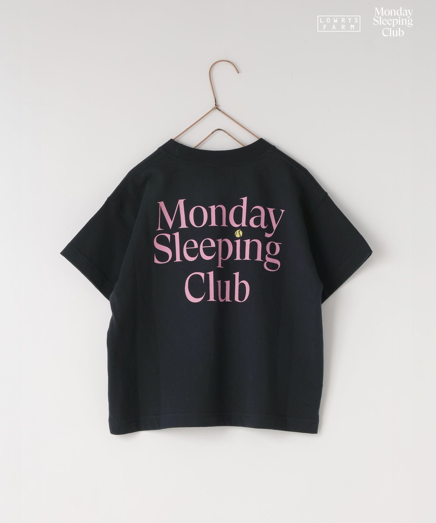 【ローリーズファーム/LOWRYS FARM / KIDS】の【KIDS】Monday Sleeping ClubロゴプリントT インテリア・キッズ・メンズ・レディースファッション・服の通販 founy(ファニー) ファッション Fashion キッズファッション Fashion for Kids コレクション Collection, Seasonal Line シンプル Simple, Minimal スペシャル Special, Limited Edition ドット Polka Dot, Dot Pattern プリント Print, Printed Pattern ネイビー|ID: prp329100004890039 ipo3291000000036540815