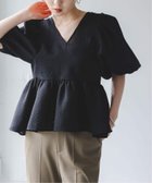 【ノーブル / スピック&スパン/NOBLE / Spick & Span】の《WEB限定追加 》【洗える】シアーノイズジャガードブラウス 人気、トレンドファッション・服の通販 founy(ファニー) ファッション Fashion レディースファッション Fashion for Women トップス・カットソー Cut & Sew Tops シャツ・ブラウス・オフィスカジュアル Elegant Blouses & Button-Ups スリーブ Sleeve, Long Sleeve / Short Sleeve フレア Flare, Flared ペプラム Peplum, Flared Hem 再入荷 Restock / Back in Stock 夏 Summer 春 Spring S/S・春夏 SS, Spring/Summer, Warm Season 洗える Machine Washable thumbnail ブラック|ID: prp329100004890100 ipo3291000000036541720