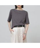 【ナノ ユニバース/nano universe】のAnti Soaked 汗染み防止ボートネックTシャツ 人気、トレンドファッション・服の通販 founy(ファニー) ファッション Fashion レディースファッション Fashion for Women トップス・カットソー Cut & Sew Tops シャツ・ブラウス・オフィスカジュアル Elegant Blouses & Button-Ups ロングTシャツ・Tシャツ Longline T-Shirts & Tees 今季 This Season, Current Season 吸水 Absorbent, Quick-Dry 定番 Standard, Basic Item 人気 Popular, Best Seller 再入荷 Restock / Back in Stock 2026年 2026 thumbnail チャコール3|ID: prp329100004890101 ipo3291000000036541747