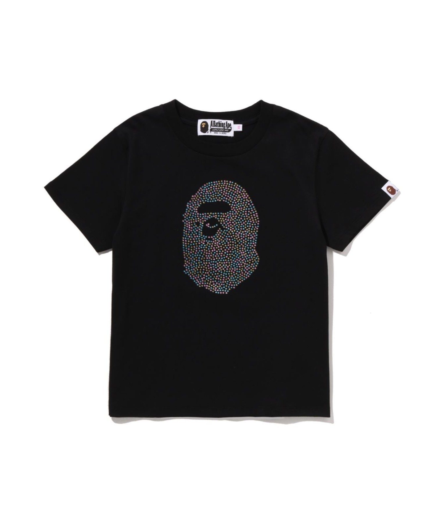 【ア ベイシング エイプ/A BATHING APE】のAPE HEAD CRYSTAL STONE MINI TEE 人気、トレンドファッション・服の通販 founy(ファニー) ファッション Fashion レディースファッション Fashion for Women クロップド Cropped, Short Length ショート Short, Short Length ストーン Stone, Gem-Like スリーブ Sleeve, Long Sleeve / Short Sleeve フロント Front, Front Design other-1|ID: prp329100004890109 ipo3291000000036541795