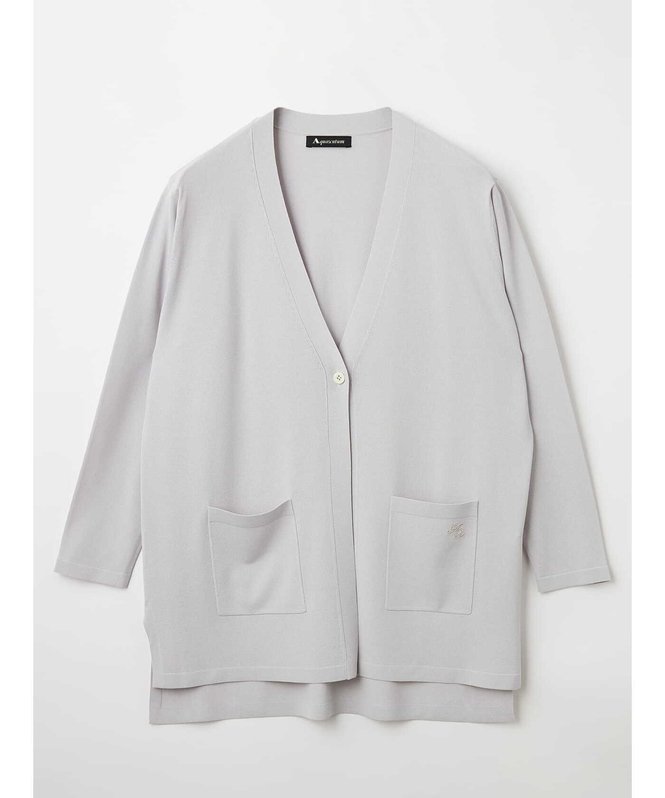 【アクアスキュータム/Aquascutum】のコンフォートロングカーディガン 人気、トレンドファッション・服の通販 founy(ファニー) 　ファッション　Fashion　レディースファッション　Fashion for Women　トップス・カットソー　Cut & Sew Tops　カーディガン・羽織り　Layered Style Cardigans　ウォッシャブル　Machine Washable　カーディガン　Cardigan, Knitwear　サマー　Summer, Summer Style　ストレッチ　Stretch, Stretchy Fabric　 other-1|ID: prp329100004890143 ipo3291000000036542247