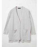 【アクアスキュータム/Aquascutum】のコンフォートロングカーディガン 人気、トレンドファッション・服の通販 founy(ファニー) ファッション Fashion レディースファッション Fashion for Women トップス・カットソー Cut & Sew Tops カーディガン・羽織り Layered Style Cardigans ウォッシャブル Machine Washable カーディガン Cardigan, Knitwear サマー Summer, Summer Style ストレッチ Stretch, Stretchy Fabric thumbnail ライトグレー|ID: prp329100004890143 ipo3291000000036542249